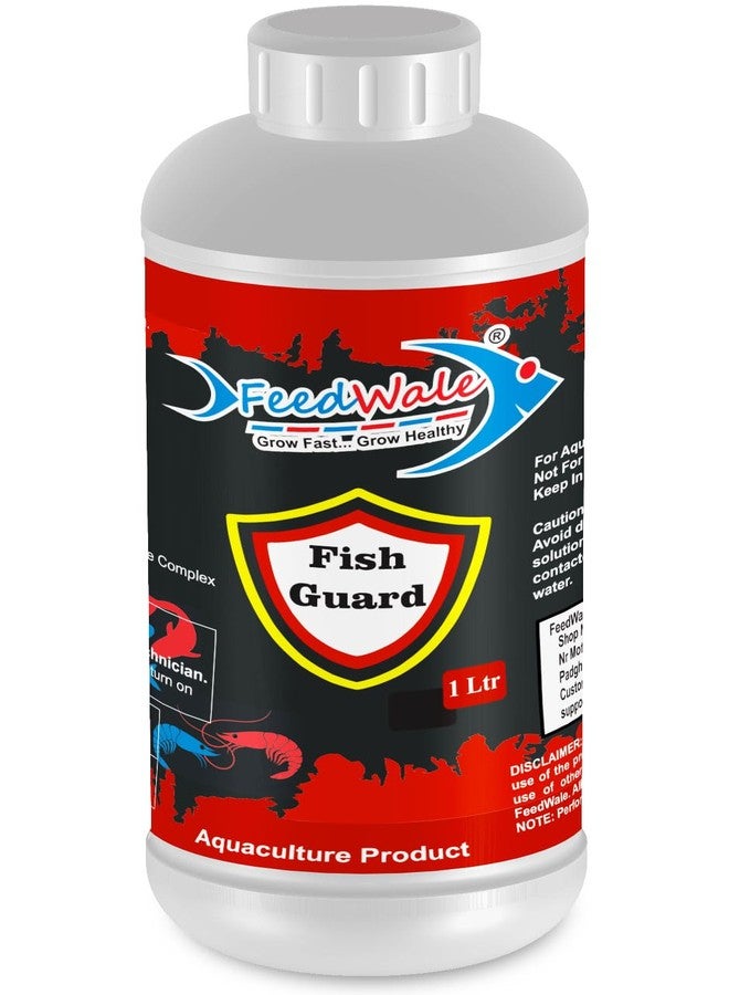 FeedWale Fish Guard 1 Litre Cures Fungal and Bacterial Infection for Fishes in Ponds & BioFloc Aquaculture Water Treatment - Image 4